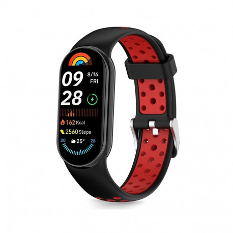 TECH-PROTECT ICONBAND AIR XIAOMI SMART BAND 8 / 9 / 10  / 11 / NFC BLACK/RED