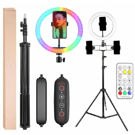 ZD67D LAMPA PIERŚCIENIOWA DO SELFIE LED 210CM