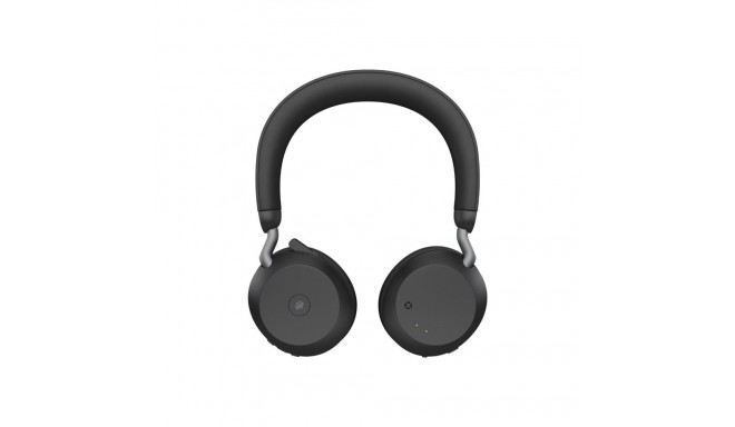 JABRA Evolve2 75 Headset on-ear Bluetooth wireless active noise cancelling USB-A noise isolating bla