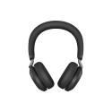 JABRA Evolve2 75 on-ear Bluetooth juhtmevaba aktiivse mürasummutusega USB-A mürasummutav must optime