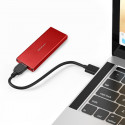Qoltec SSD karp 2TB M.2, punane