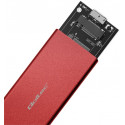 Qoltec SSD karp 2TB M.2, punane
