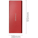 Qoltec SSD enclosure 2TB M.2, red