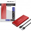 Qoltec SSD enclosure 2TB M.2, red