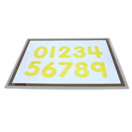 Läbikumavad numbrid 1 -10, puudutatavad, silikoonist, kõrgus 12 cm, 3+