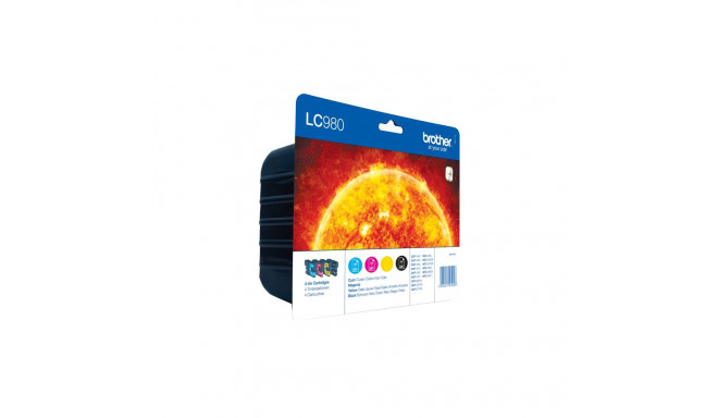 Brother tint LC980 ValuePack DCP-145C/165C/375CW/MFC-250C/290C