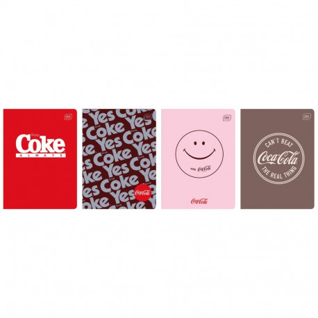 Kaustik A5 60 lehte 70g 5x5 ruut Hybrid Coca Cola, Interdruk