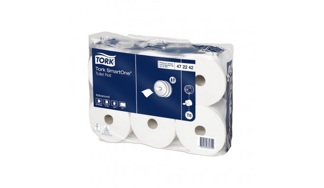 Tualettpaber Tork T8 SmartOne valge , 2-kihiline, 1150 lehte/207m