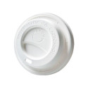 Kaas kohvitopsile 200/250ml W8 80mm valge  50tk/pk