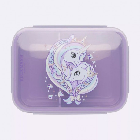 Toidukarp Beckmann Unicorn Princess Purple 18,7x14x7cm, maht 1,7l