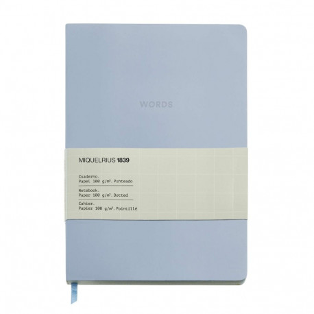 Märkmk A5 64l täppidega B2Basics Blue Miquelrius