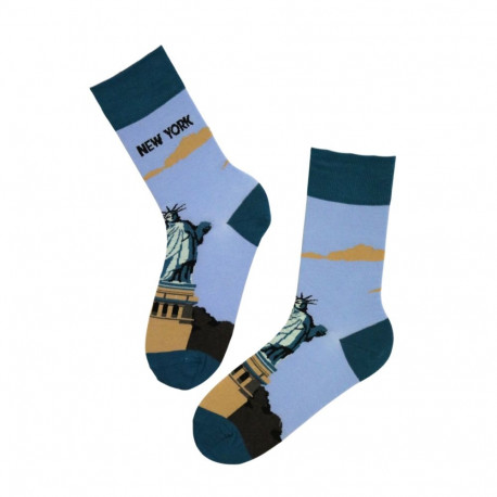 SOKISAHTEL CITY SOCKS NEW YORK puuvillased sokid