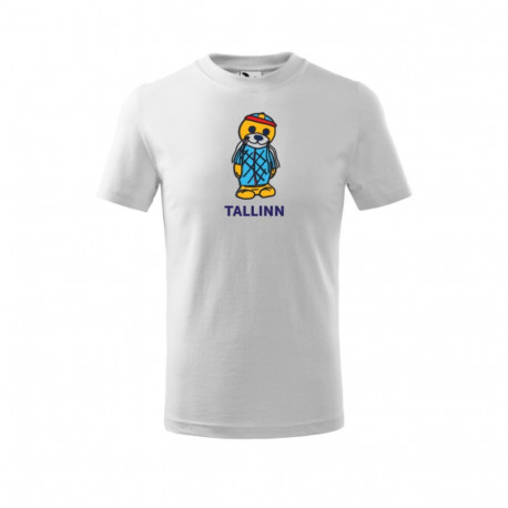 SOKISAHTEL VIDRIK valge t-särk lastele 428, 431, 432, 434, 429