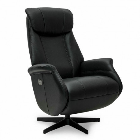 Tugitool Bonanza recliner, must nahk