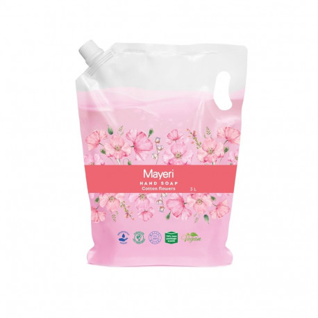 Vedelseep MAYERI Cotton Flowers, täitepakk, 3L