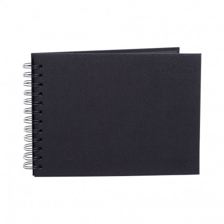 Focus album Essence Wire-O 23x17 mustade lehtedega, must