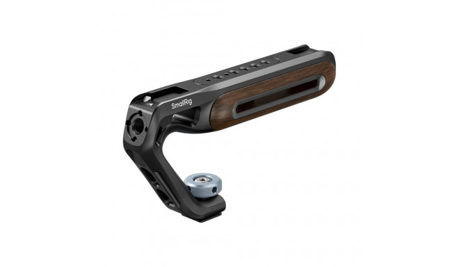 SmallRig 5250 Wooden Top Handle with Cold Shoe Mount