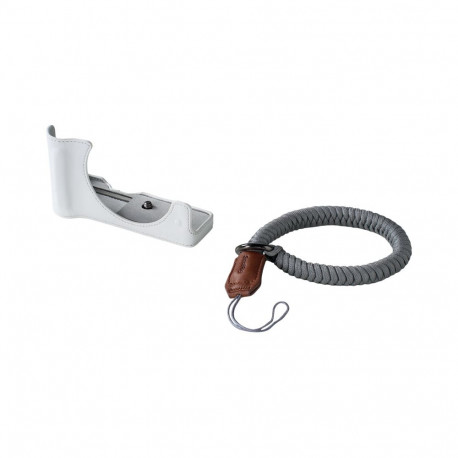 SmallRig 5431 Leather Half Case Kit for Canon EOS R50 V White