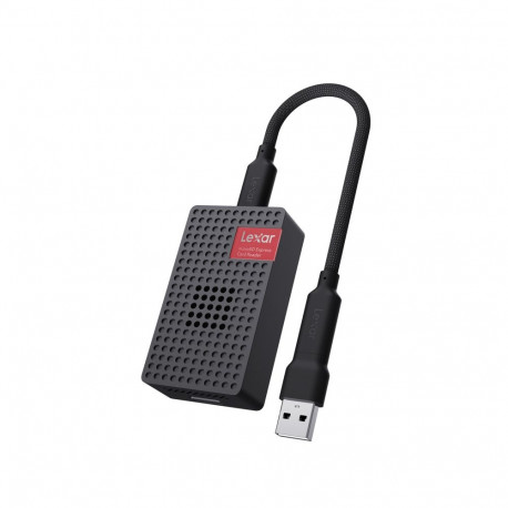 Lexar Cardreader microSDXC Express, compatib w./microSD UHS-I, R900MB/s w./built-in fan (USB3