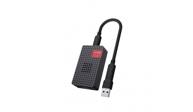Lexar Cardreader microSDXC Express, compatib w./microSD UHS-I, R900MB/s w./built-in fan (USB3