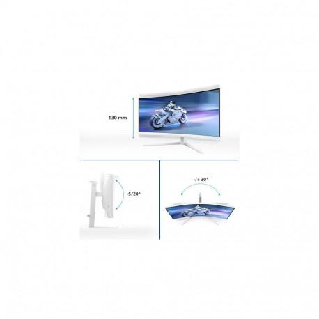 Philips Evnia 5000 34M2C5501A/00 computer monitor 86.4 cm (34") 3440 x 1440 pixels Wide Qua