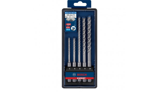 Bosch EXPERT Hammer Bits  SDS plus-7X 5pcs Set