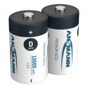 1x2 Ansmann NiMH laetav aku 10000 Mono D 9300 mAh 5030642