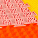 Montessori sensoorne puzzle matt jalamassaažiks 8 tükki