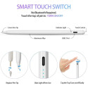 WoW Universal Touch Stylus Pen for Capacitive Tablets and Smartphones with USB Charging White