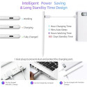 WoW Universal Touch Stylus Pen for Capacitive Tablets and Smartphones with USB Charging White