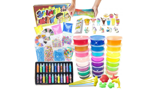 Kiddyz Slime DIY Kit XL Complete Set for Making Slime at Home Multicolor