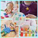 Kiddyz 24pcs Modelling Clay Set Soft Air-Dry & Non-Toxic Creative DIY Toy Multicolor