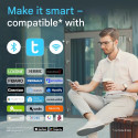 Tedee Smart Lock GO2 with easy install for any door with Apple Home & Google Home support Silver