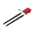 Cudy BE9300 WiFi 7 Bluetooth 5.4 PCIe BE200 Tri Band Antennad Must