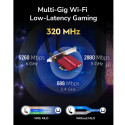 Cudy BE9300 WiFi 7 Bluetooth 5.4 PCIe BE200 Tri Band Antennad Must