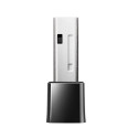 Cudy WU650 AirNano AC650 Dual Band WiFi USB Adapter Nano Size USB 2.0 Plug and Play Musta