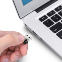Cudy WU650 AirNano AC650 Dual Band WiFi USB Adapter Nano Size USB 2.0 Plug and Play Musta