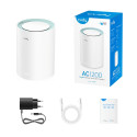 Cudy M1300 AC1200 Gigabit WiFi Mesh System Dual Band Gigabit LAN VPN WPA3 White