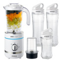 Noveen SB2100 Sport Blender 500W 6 Blades + Pulse + Grinder + LED 2x600ml + 300ml Bottles BPA-Free W