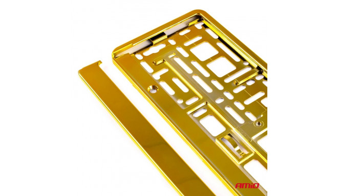 Numbrialus plastik metallik kuld