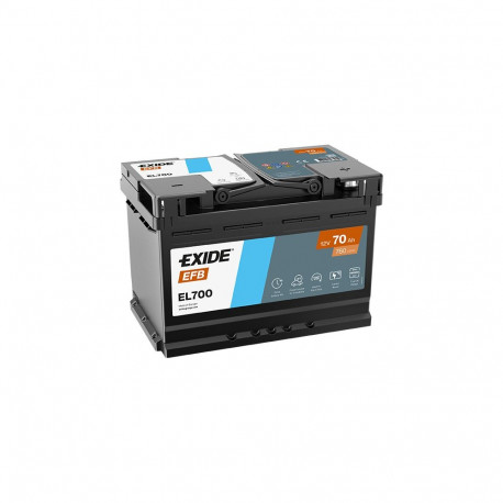 Exide EFB 70Ah 760A 278x175x190-+