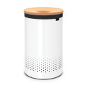 BRABANTIA pesukorv 60l korgist kaas - valge 104404