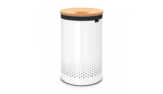 BRABANTIA pesukorv 60l korgist kaas - valge 104404