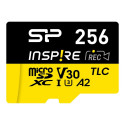 Silicon Power Inspire | 256 GB | microSDXC | Flash memory class C10, UHS-I U3, V30