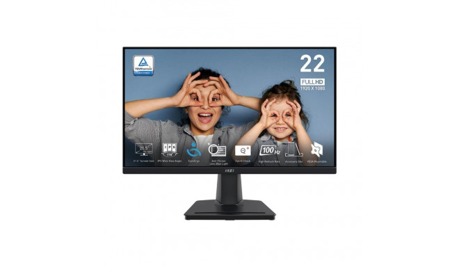 LCD Monitor|MSI|PRO MP225|21.5"|Business|Matte|Panel IPS|1920x1080|16:9|100Hz|4 ms|Colour Black|PROM