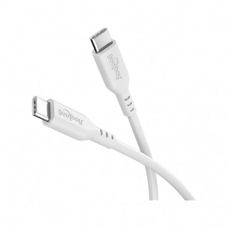 USB-C™ Silicone Cable, 1.5 m, white