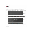 Club 3D dokk 6in1 Dual Displays USB Type-C Video 4K60Hz -PD 100W