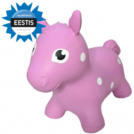 Gerardo's Toys Jumpy hüppeloom Hobune pakendis, roosa