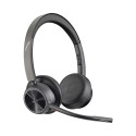 Poly Voyager 4320-M Microsoft Teams sertifitseeritud peakomplekt +BT700 dongel +laadimisalus