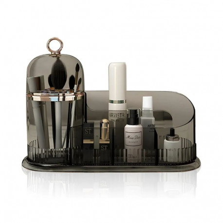 Goodbuy Large Smoky Black Makeup Brush Box